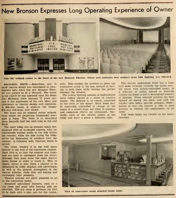 Bronson Theatre - Old Box Office Magazine Article  (newer photo)